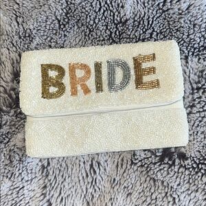Beaded Bride Clutch